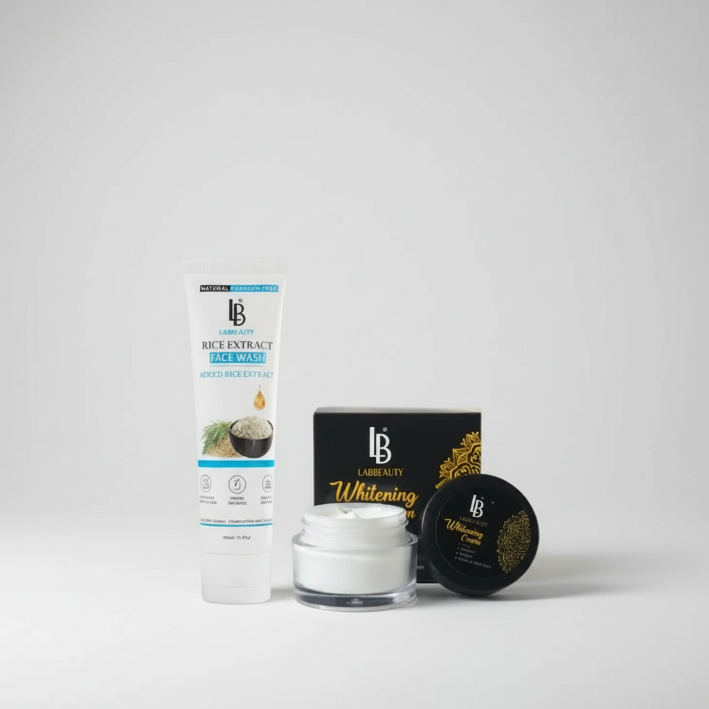 Lab Beauty 12.12 Special Deal – Rice Face Wash + Whitening Cream