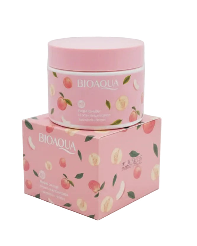 BIOAQUA Peach Extract Fruit Acid Exfoliating Body Scrub – Deep Cleansing & Smoothing (250g)
