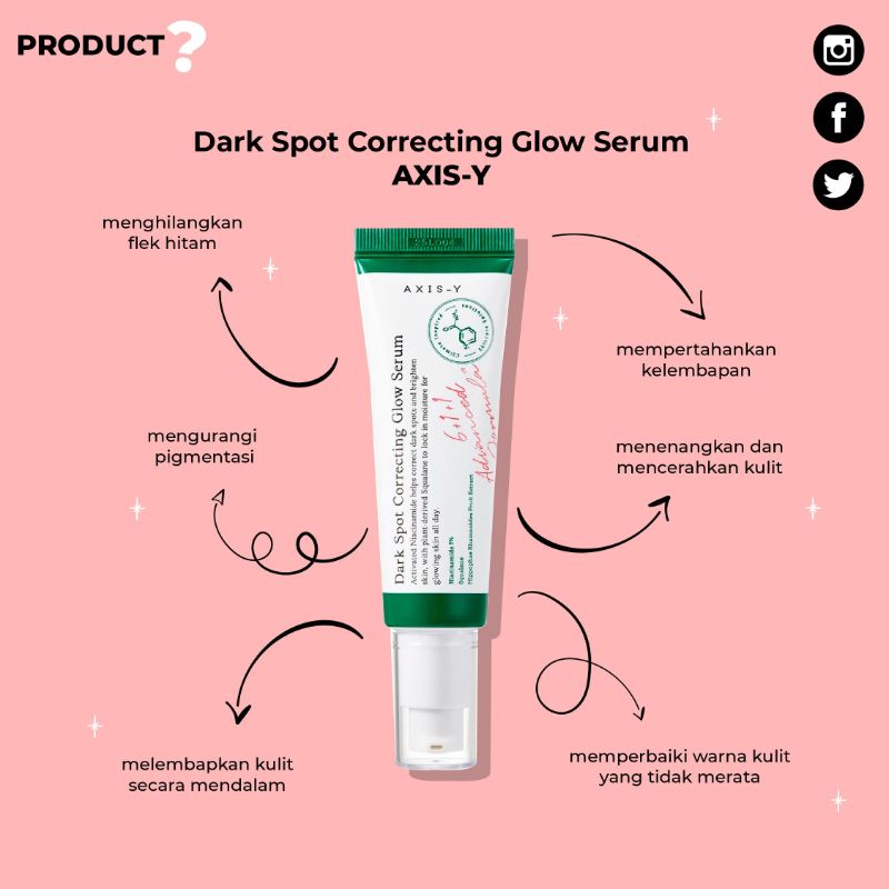 AXIS-Y Dark Spot Correcting Glow Serum (50 ml)