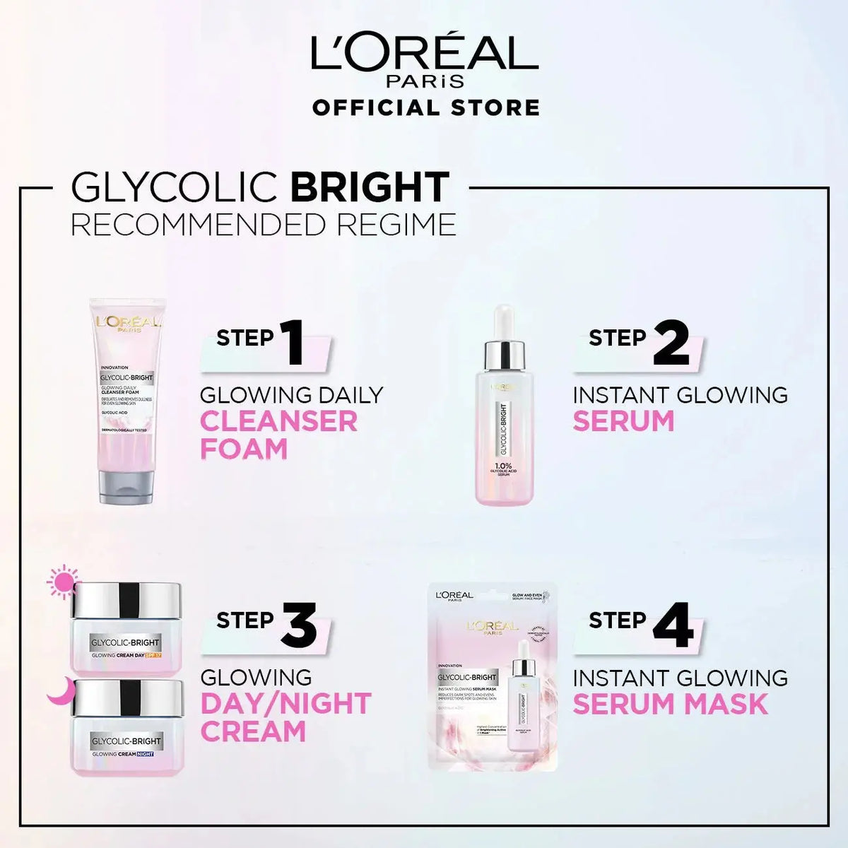 L’Oréal Paris Glycolic-Bright Instant Glowing Serum 15ml - LAB BEAUTY