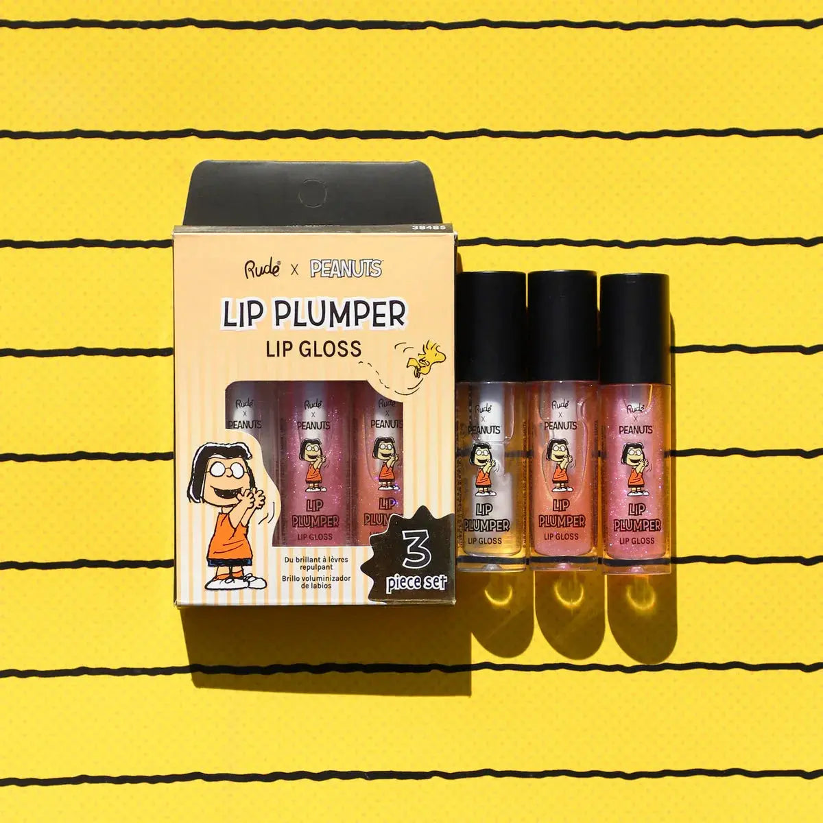 Rude Lip Plumper Lip Gloss – Instant Fuller, Glossy & Volumizing Lips LAB BEAUTY