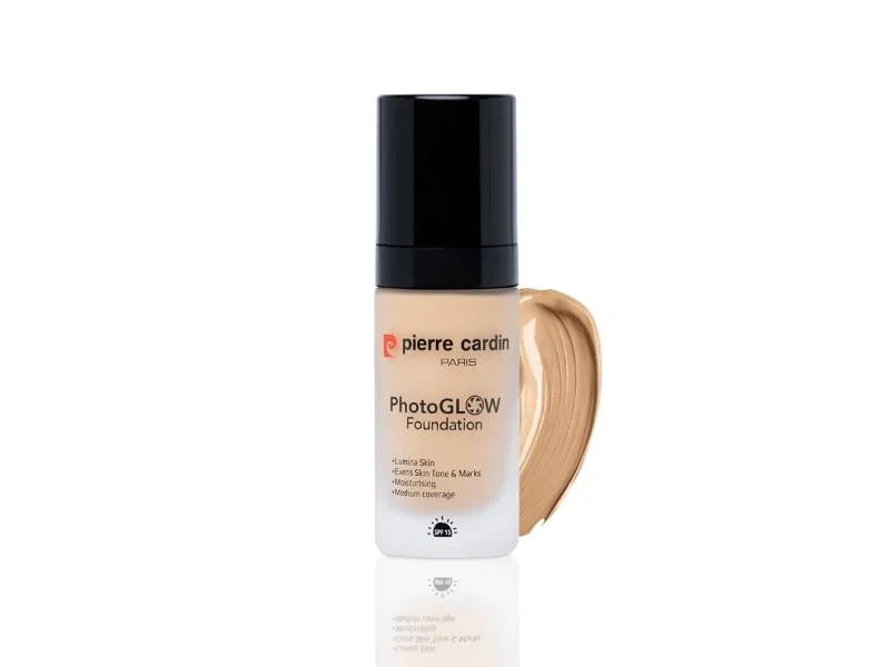 Pierre Cardin Photo Glow Foundation – Radiant Finish with Camera-Ready Coverage