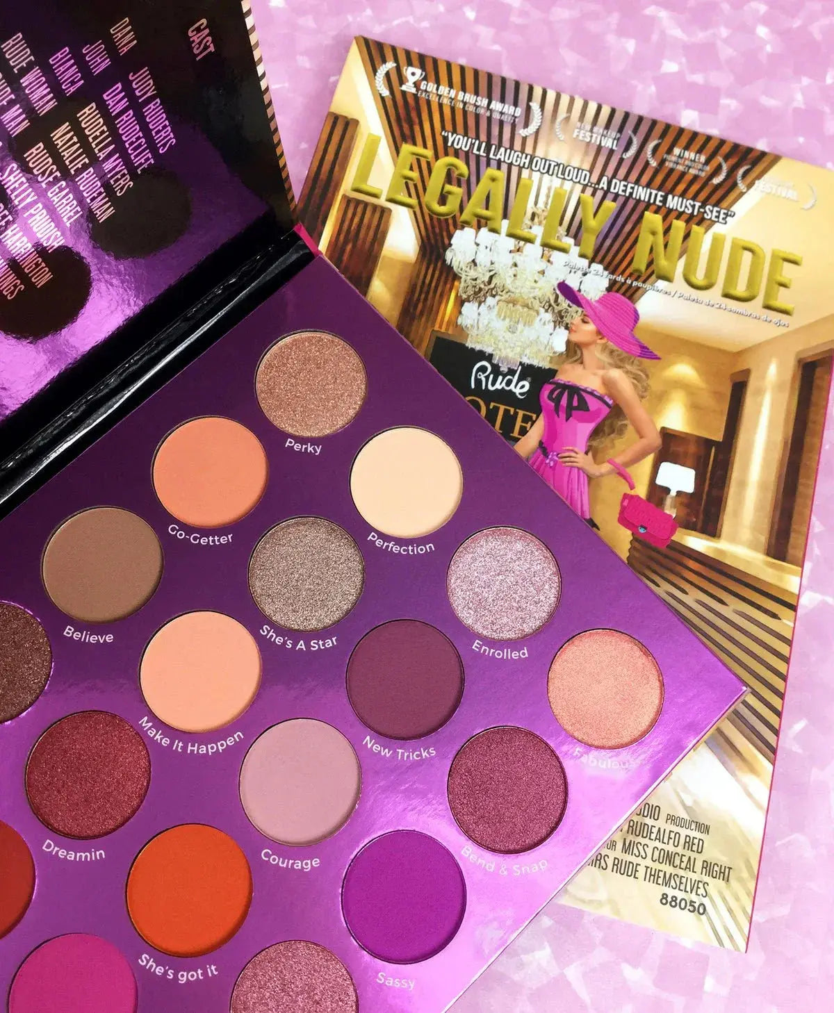 Rude Legally Nude – 24 Eyeshadow Palette - LAB BEAUTY