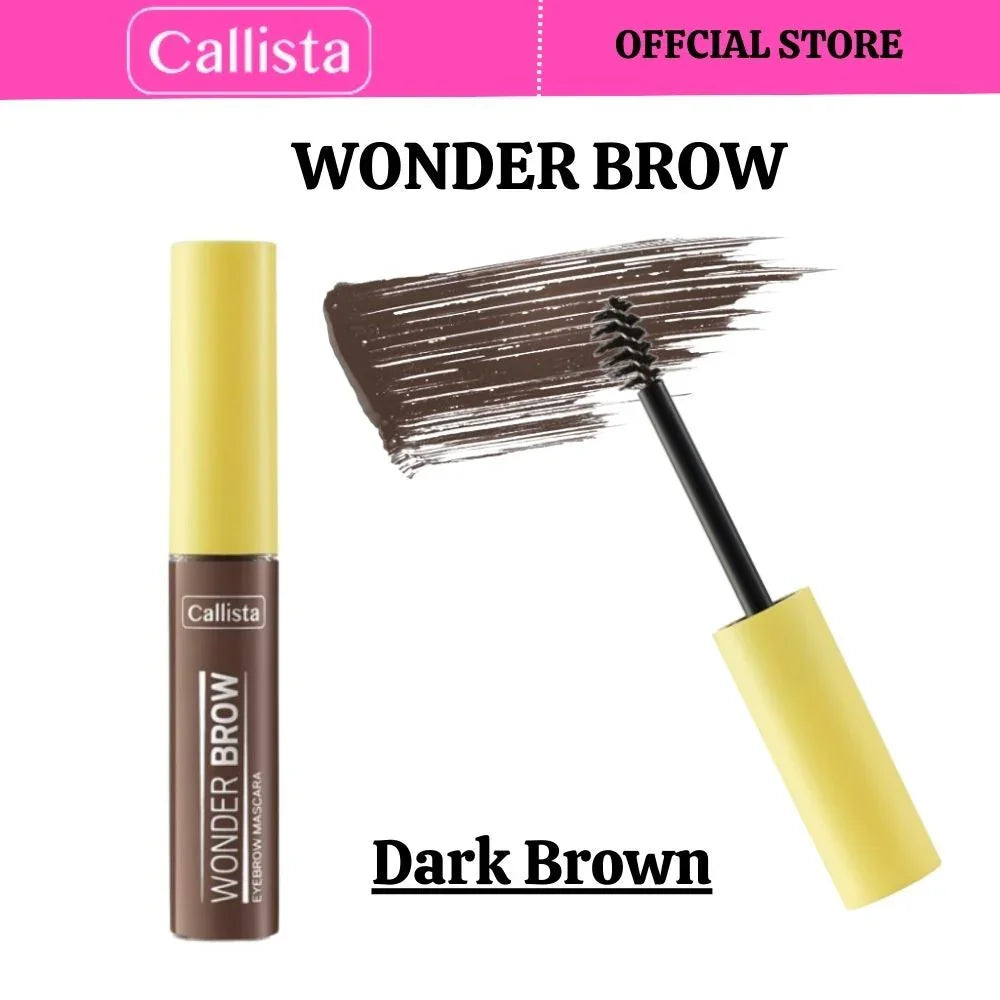 Callista Wonder Brow Eyebrow Mascara – Naturally Defined, Fuller-Looking Brows
