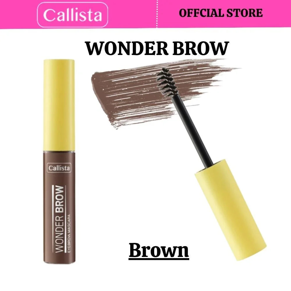 Callista Wonder Brow Eyebrow Mascara – Naturally Defined, Fuller-Looking Brows