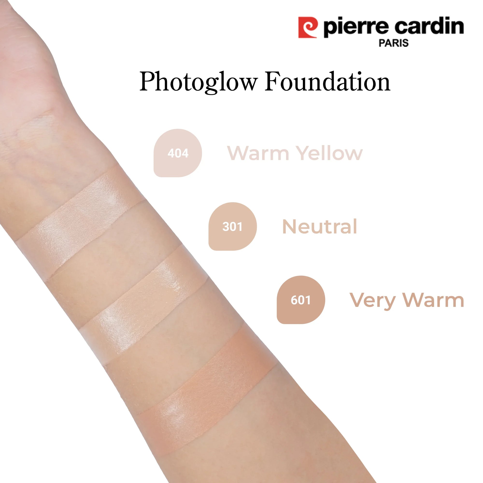 Pierre Cardin Photo Glow Foundation – Radiant Finish with Camera-Ready Coverage