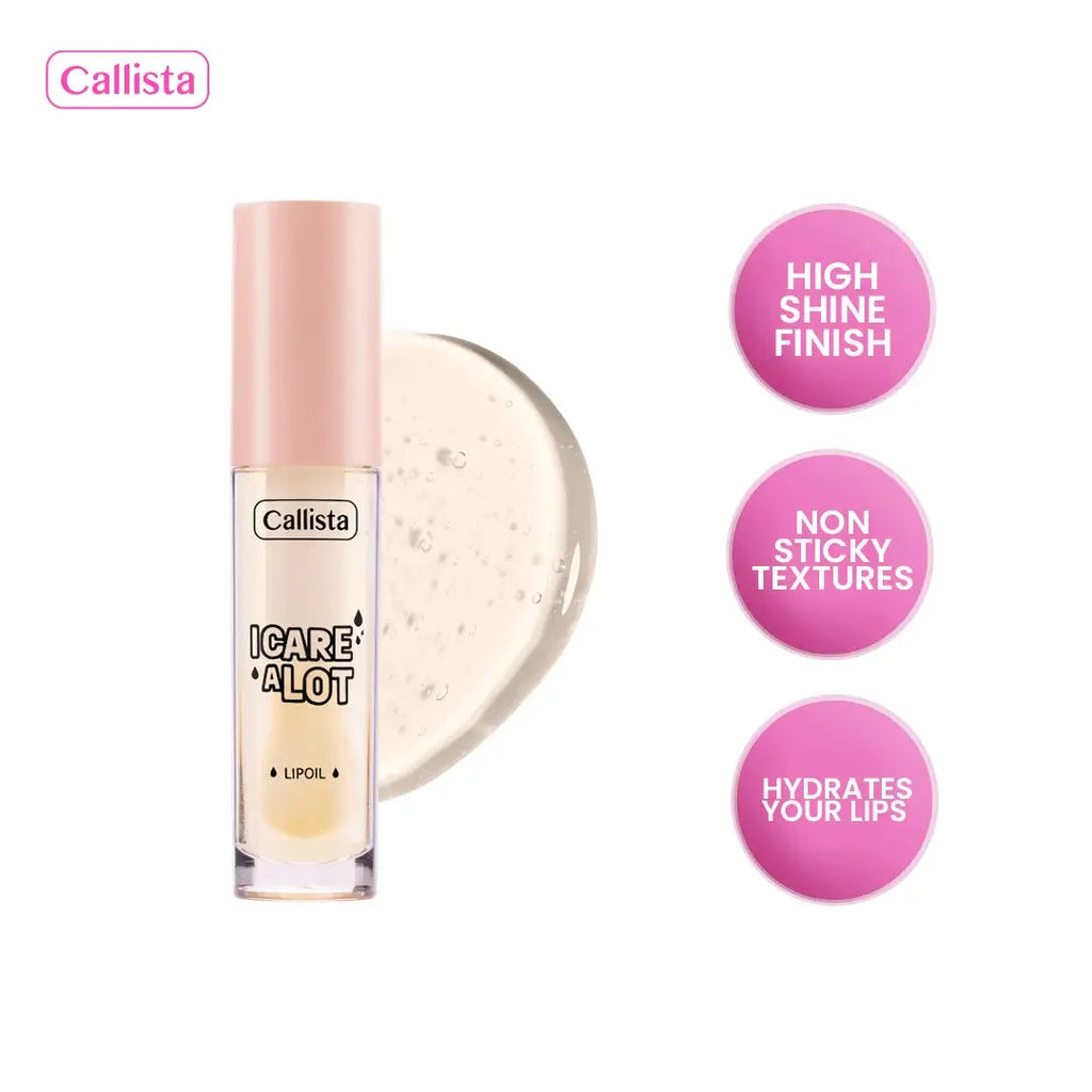 Callista Beauty I Care A Lot Lip Oil – Nourishing Shine for Soft, Healthy Lips LAB BEAUTY
