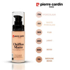 Pierre Cardin Chiffon Matte Foundation – Lightweight Soft Matte Flawless Coverage LAB BEAUTY