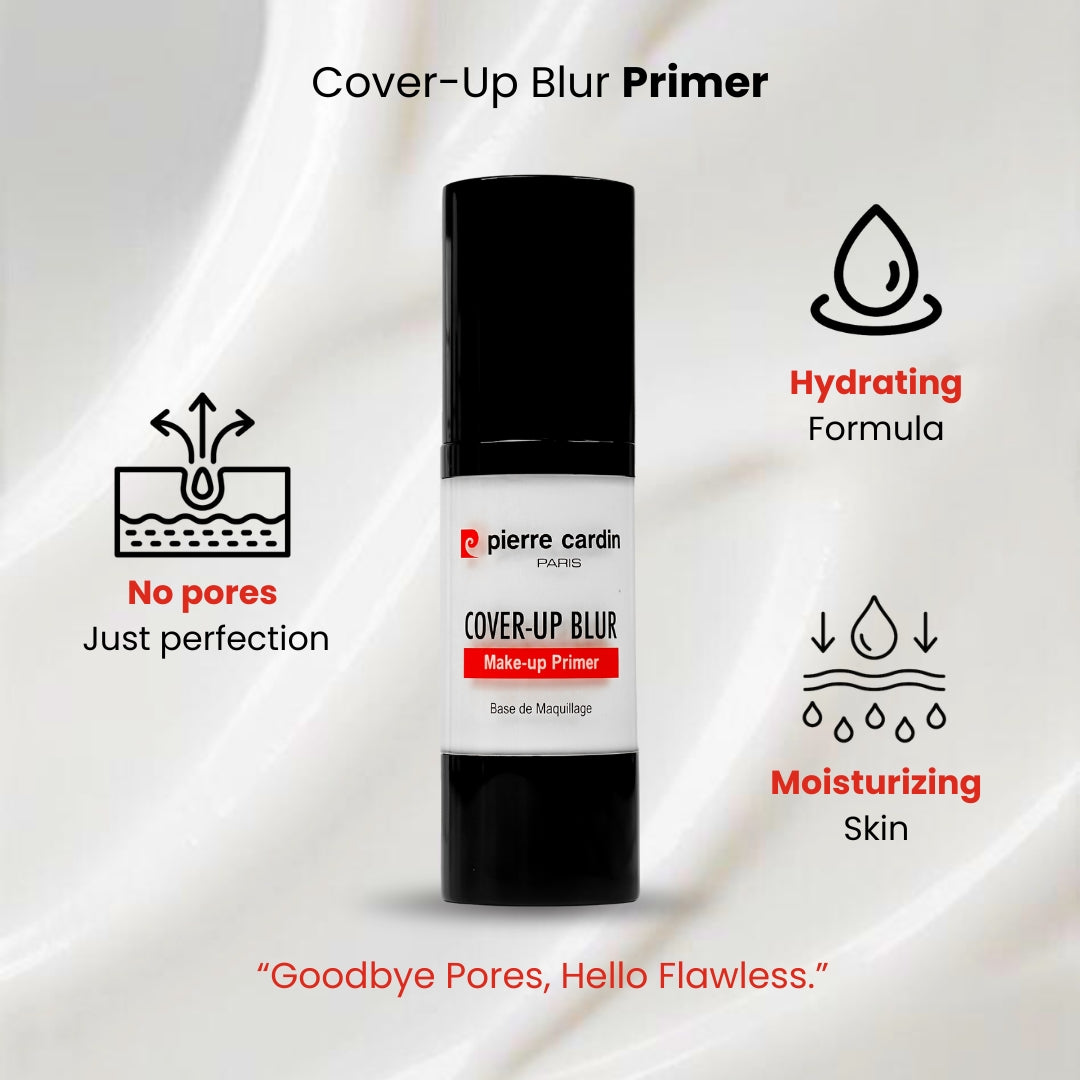 Pierre Cardin Cover Up Blur Primer 30ml – Smooth Pore-Blurring Base for Flawless Makeup