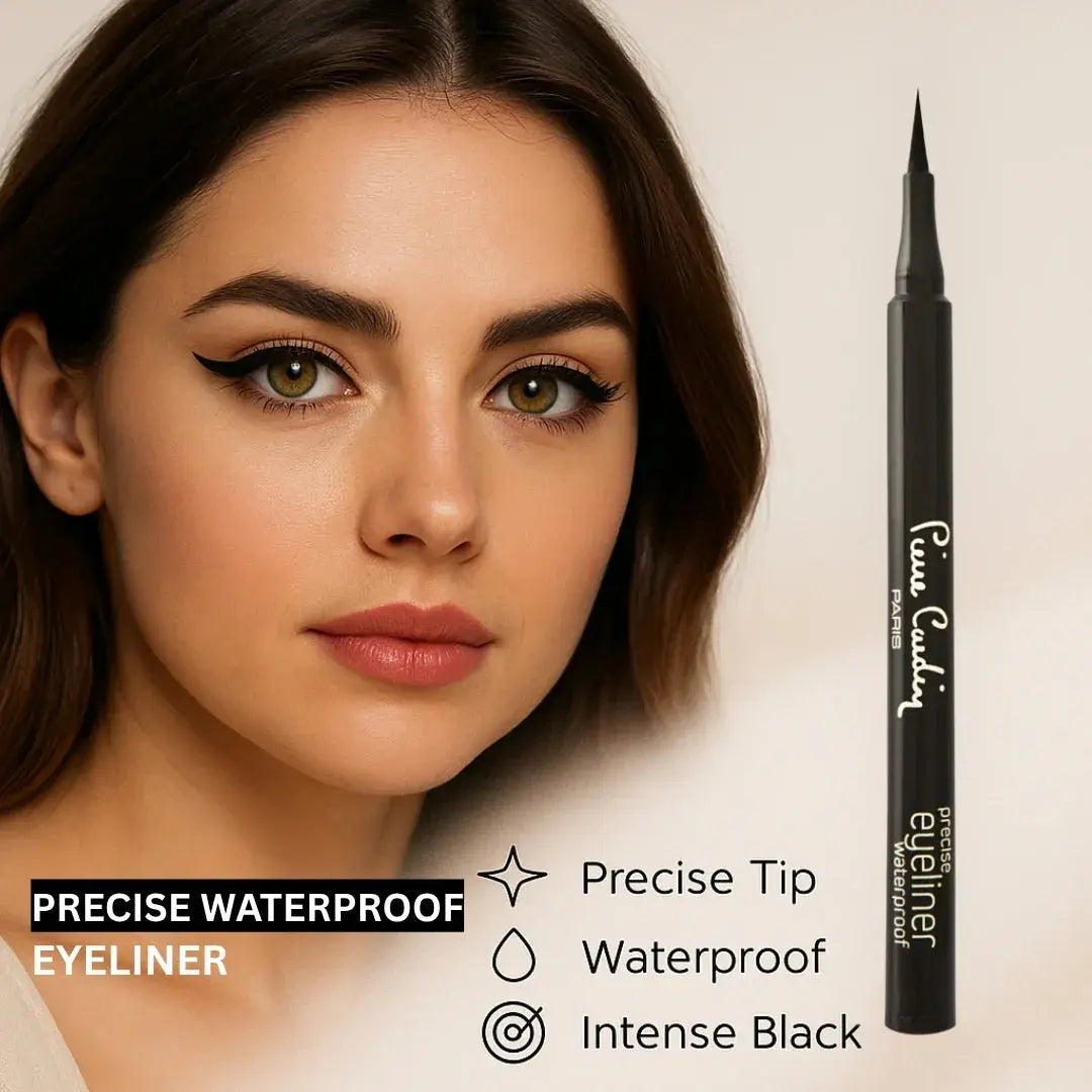 Pierre Cardin Paris Precise Waterproof Eyeliner – Long-Lasting Smudge-Proof Precision LAB BEAUTY