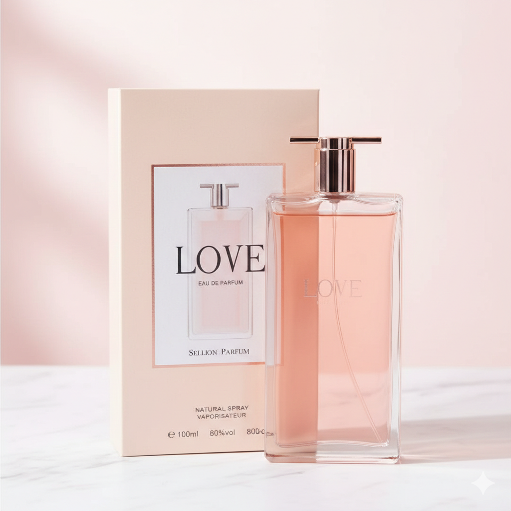 Sellion Parfum: LOVE — Elegant Eau de Parfum for Women (100ml)