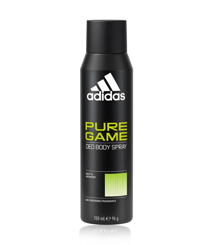Adidas Pure Game Deo Body Spray – Deep & Aromatic Long-Lasting Freshness