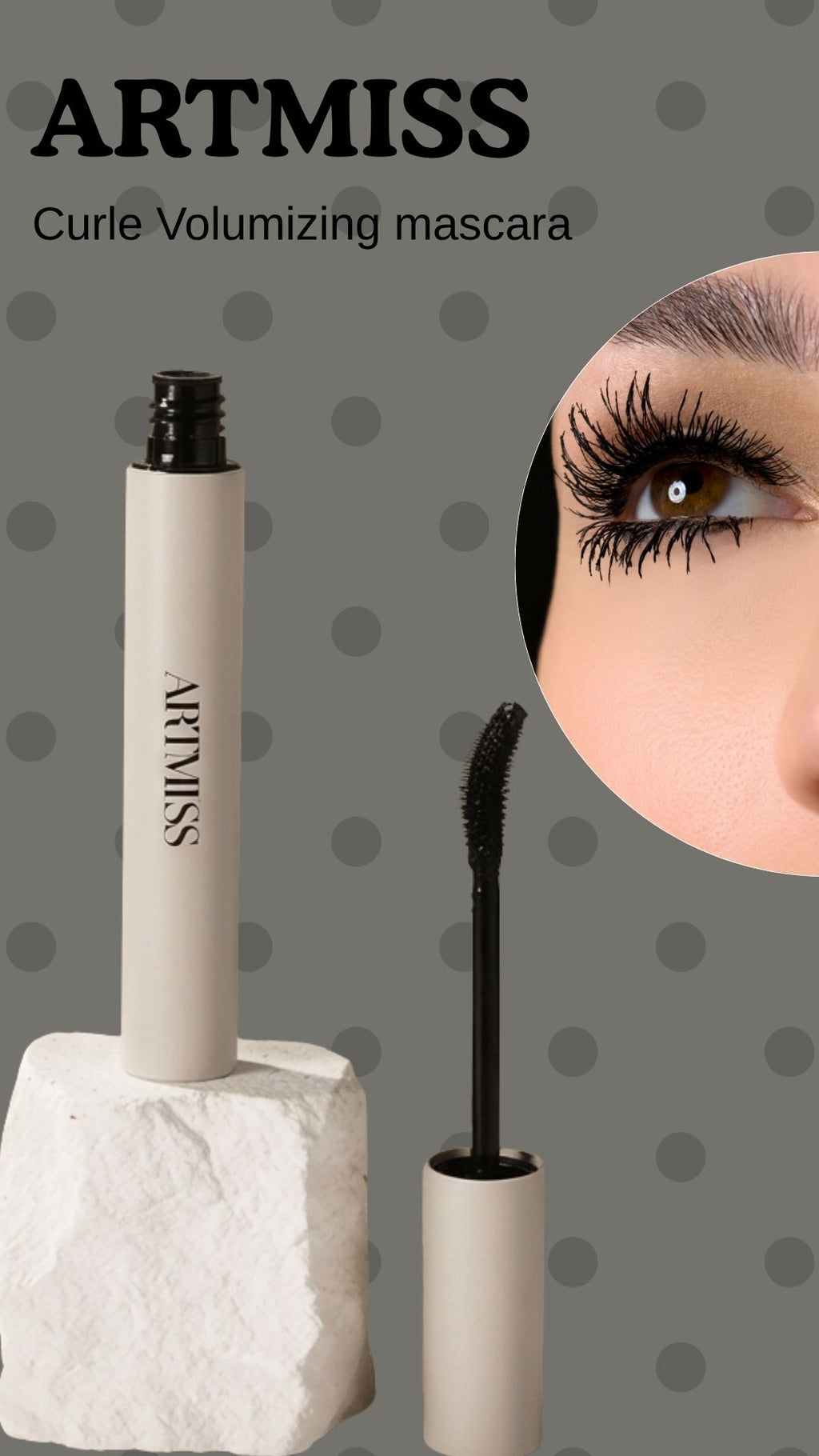 ARTMISS Extreme Lash Volumizing Mascara – Waterproof, Curling & Lengthening