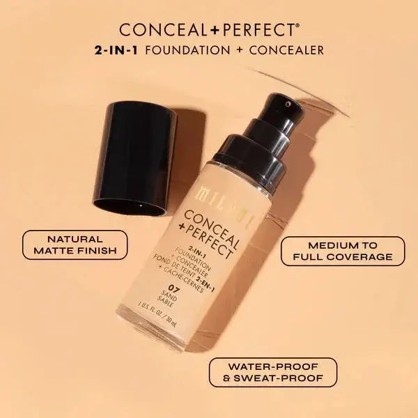 Milani Conceal + Perfect 2-in-1 Foundation + Concealer - LAB BEAUTY