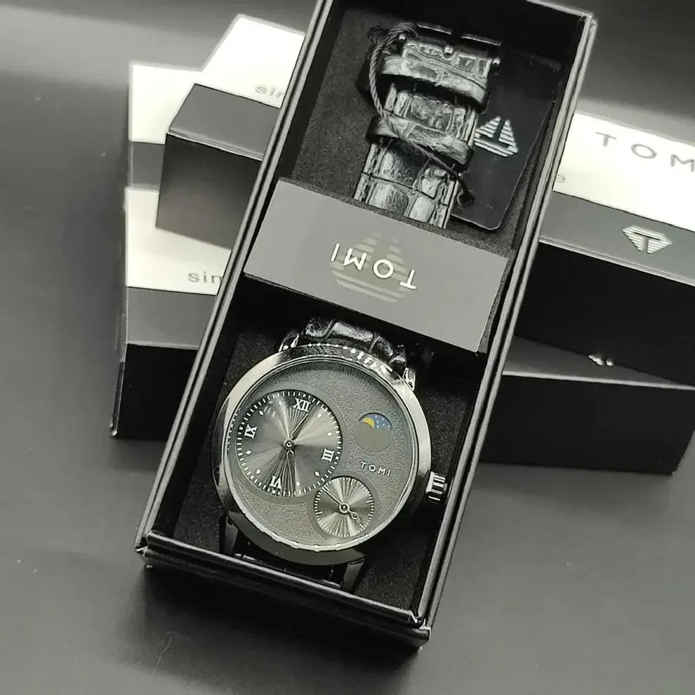 TOMI T-236 Moon Edition Chronograph Watch LAB BEAUTY