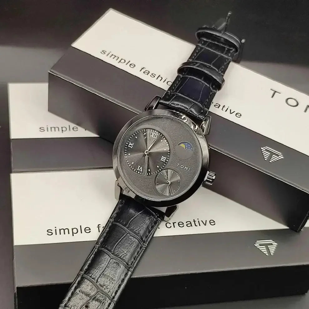 TOMI T-236 Moon Edition Chronograph Watch LAB BEAUTY