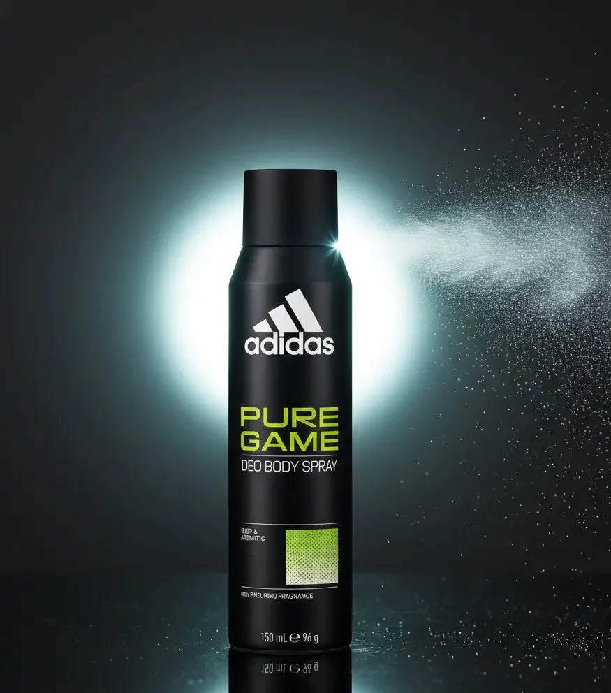 Adidas Pure Game Deo Body Spray – Deep & Aromatic Long-Lasting Freshness LAB BEAUTY