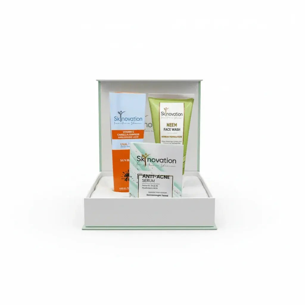 Skinovation Acni Kit – Complete Acne Care Solution for Clear & Healthy Skin - LAB BEAUTY