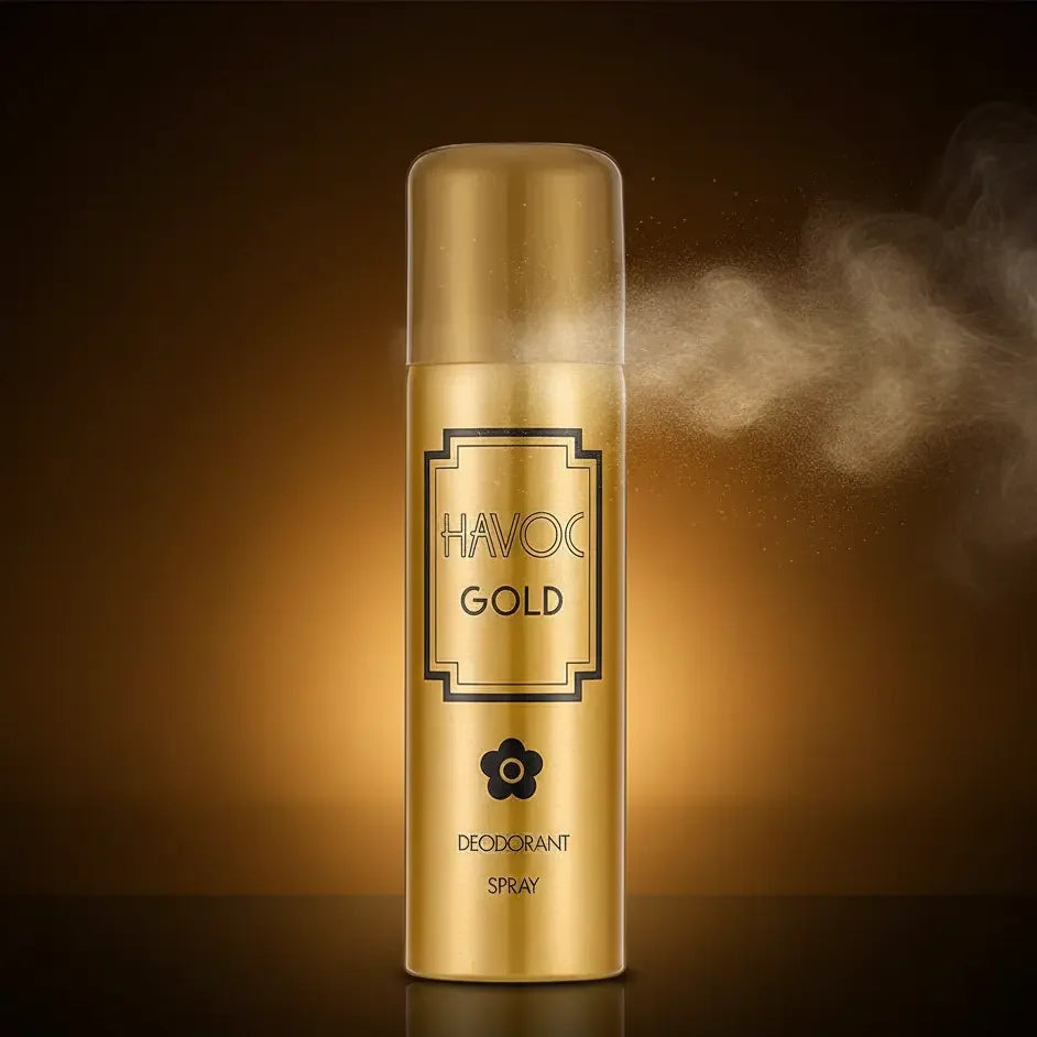 HAVOC GOLD Deodorant Spray – Premium Long-Lasting Fragrance LAB BEAUTY