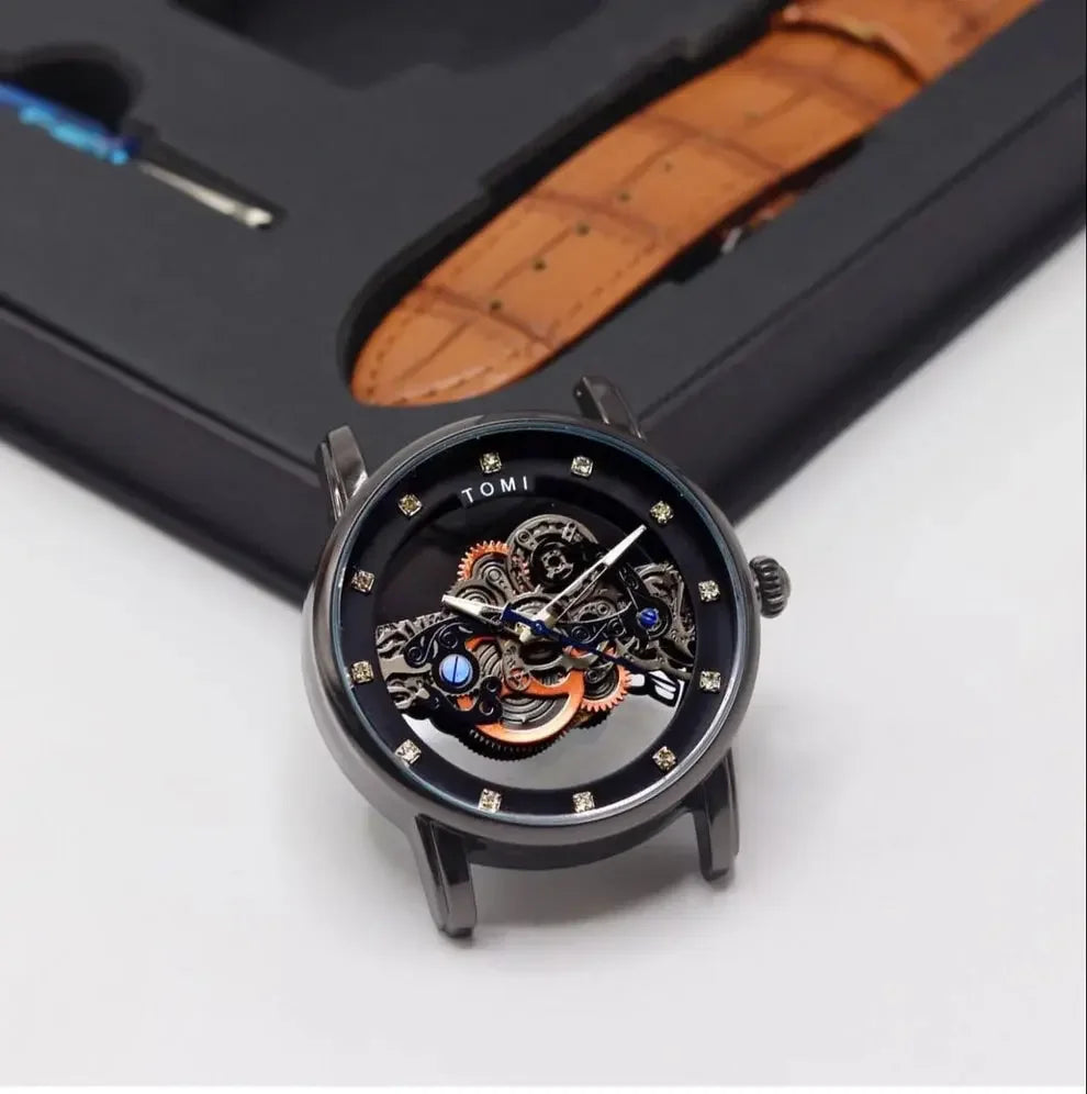 TOMI Face Gear Dual Strap Watch