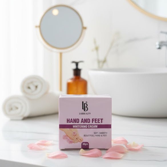 Lab Beauty Hand & Feet Whitening Cream – Soft, Bright & Even-Toned Skin