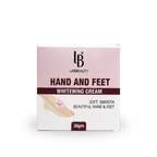 Box of Lab Beauty Hand and Feet Whitening Cream on a white background