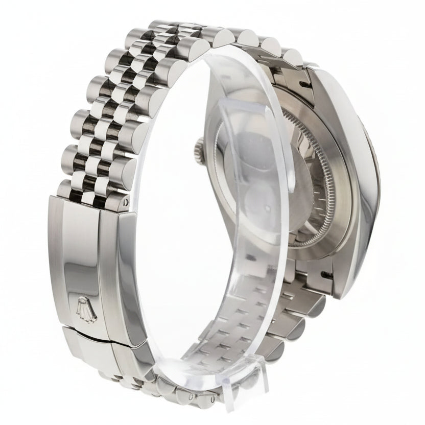 Rolex Datejust 41 Blue Dial Men’s Watch – 126334 Stainless Steel with Fluted Bezel & Jubilee Bracelet