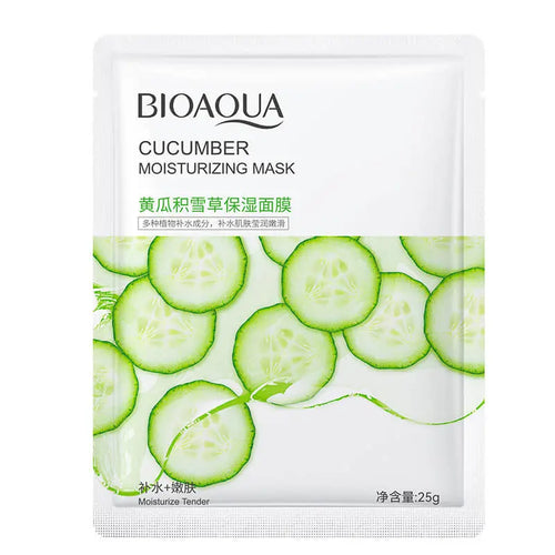Bioaqua Natural Extract Moisturizing Sheet Mask Set – Hydrating & Nourishing Facial Masks LAB BEAUTY