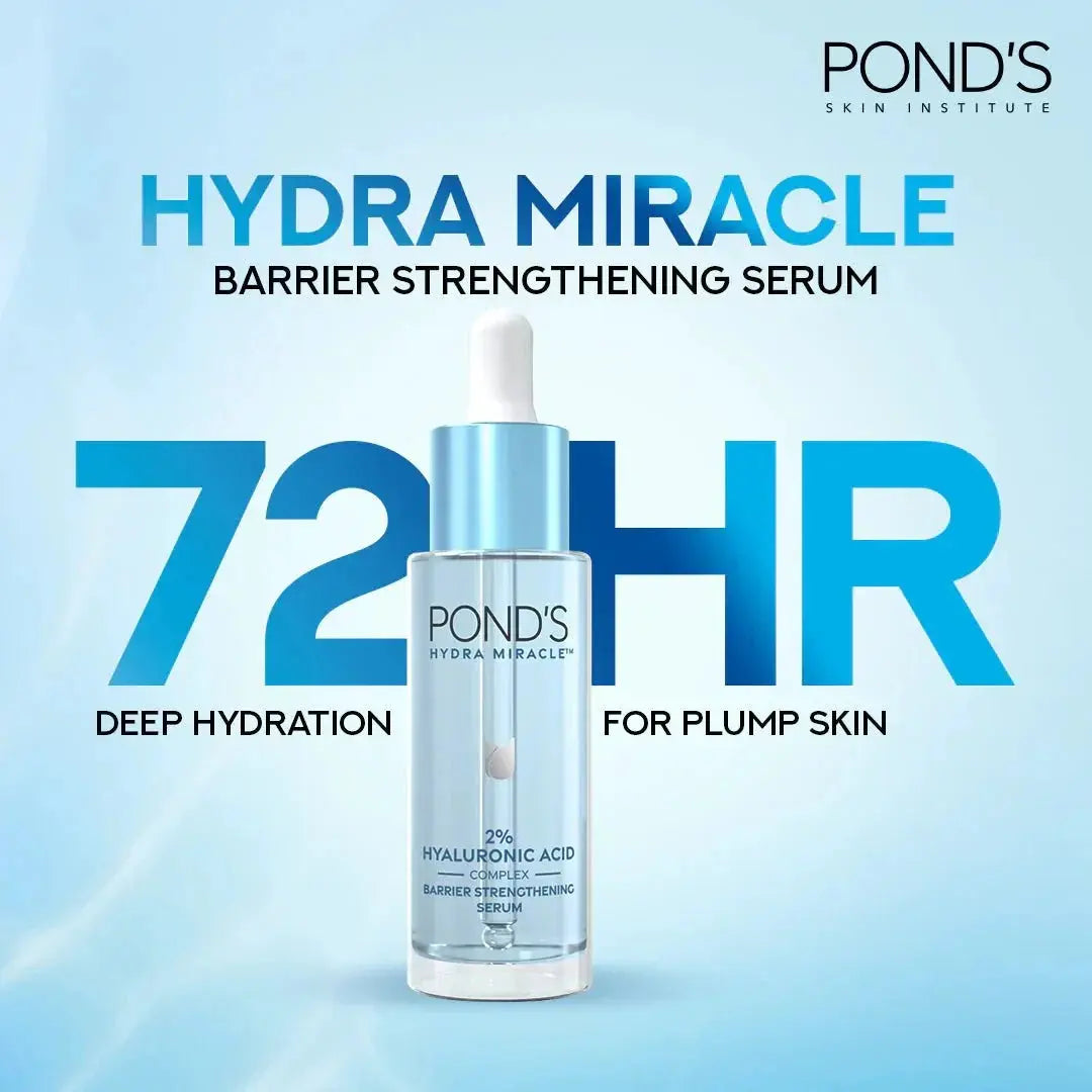 Pond’s Hydra Miracle 2% Hyaluronic Acid Serum (15 ml) - LAB BEAUTY