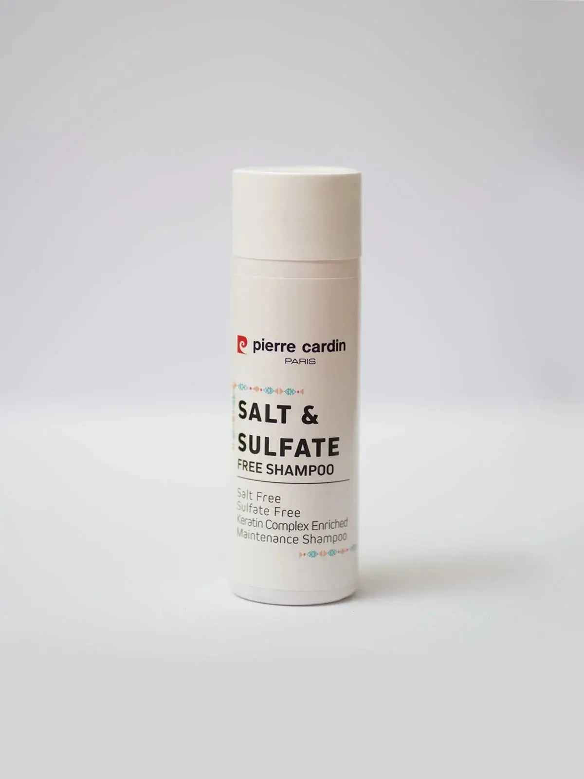 Pierre Cardin Salt & Sulfate Free Shampoo, keratin complex enriched for hair care