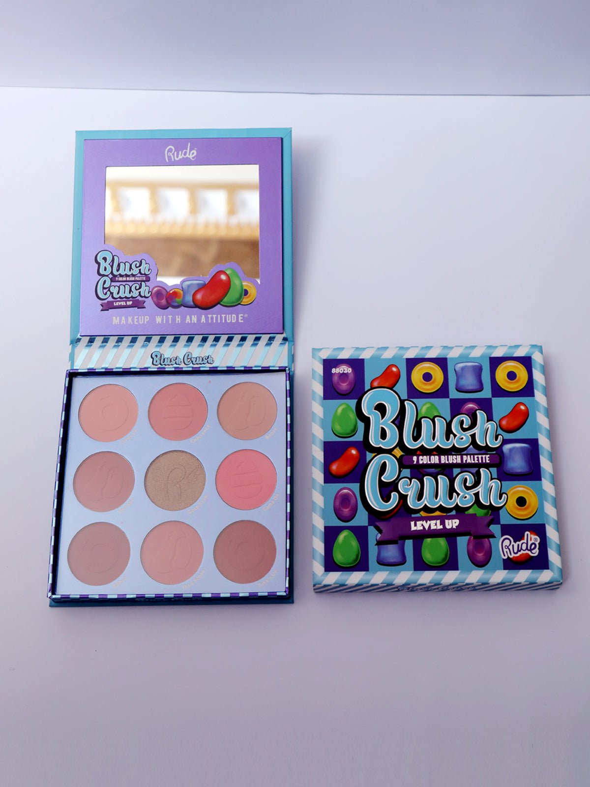 9-Color Blush Palette For Radiant Cheeks