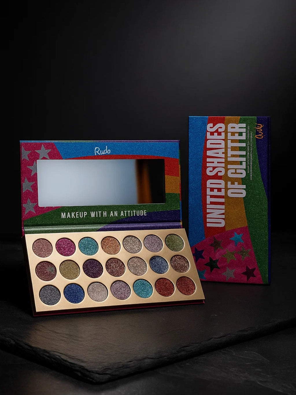 Mess-Free Pressed Glitter Palette for Glam