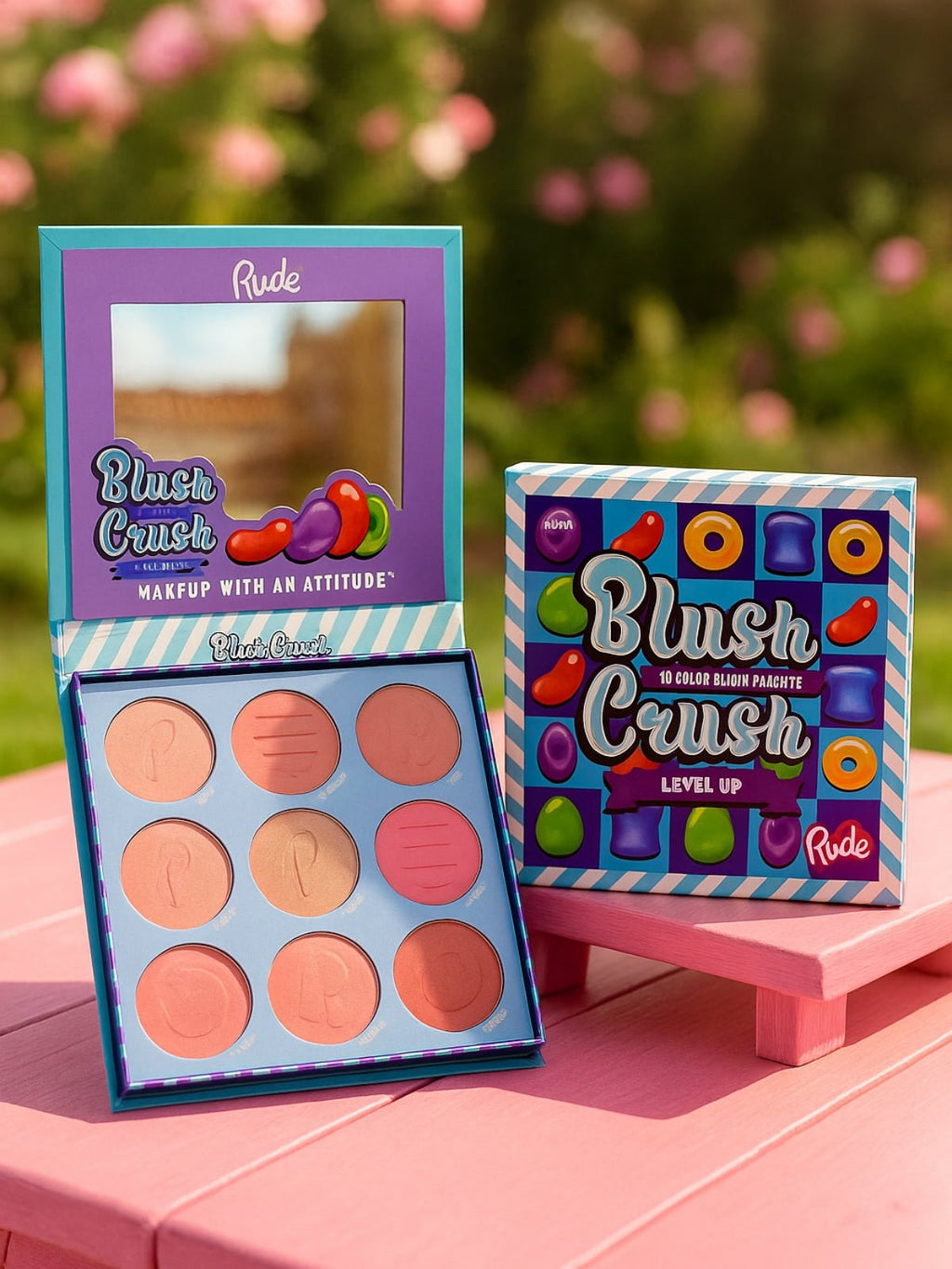 9-Color Blush Palette For Radiant Cheeks