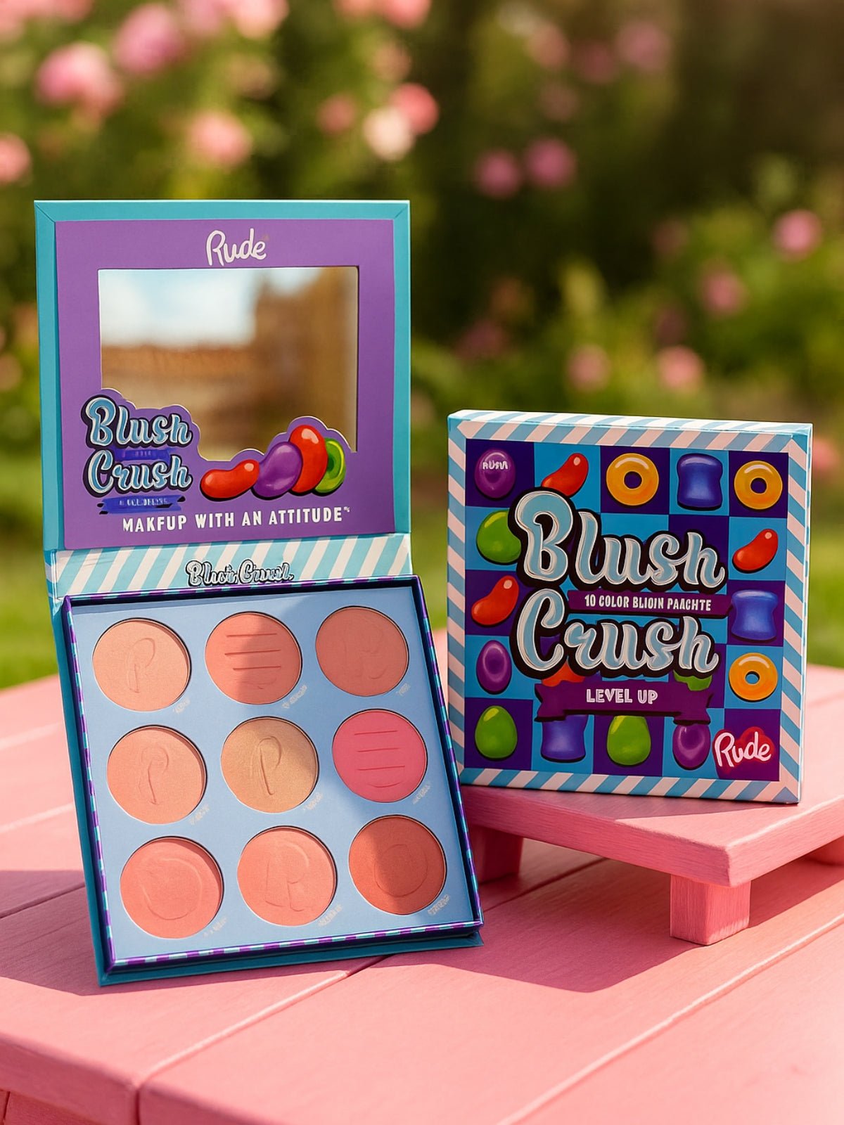 9-Color Blush Palette For Radiant Cheeks