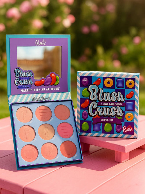 9-Color Blush Palette For Radiant Cheeks