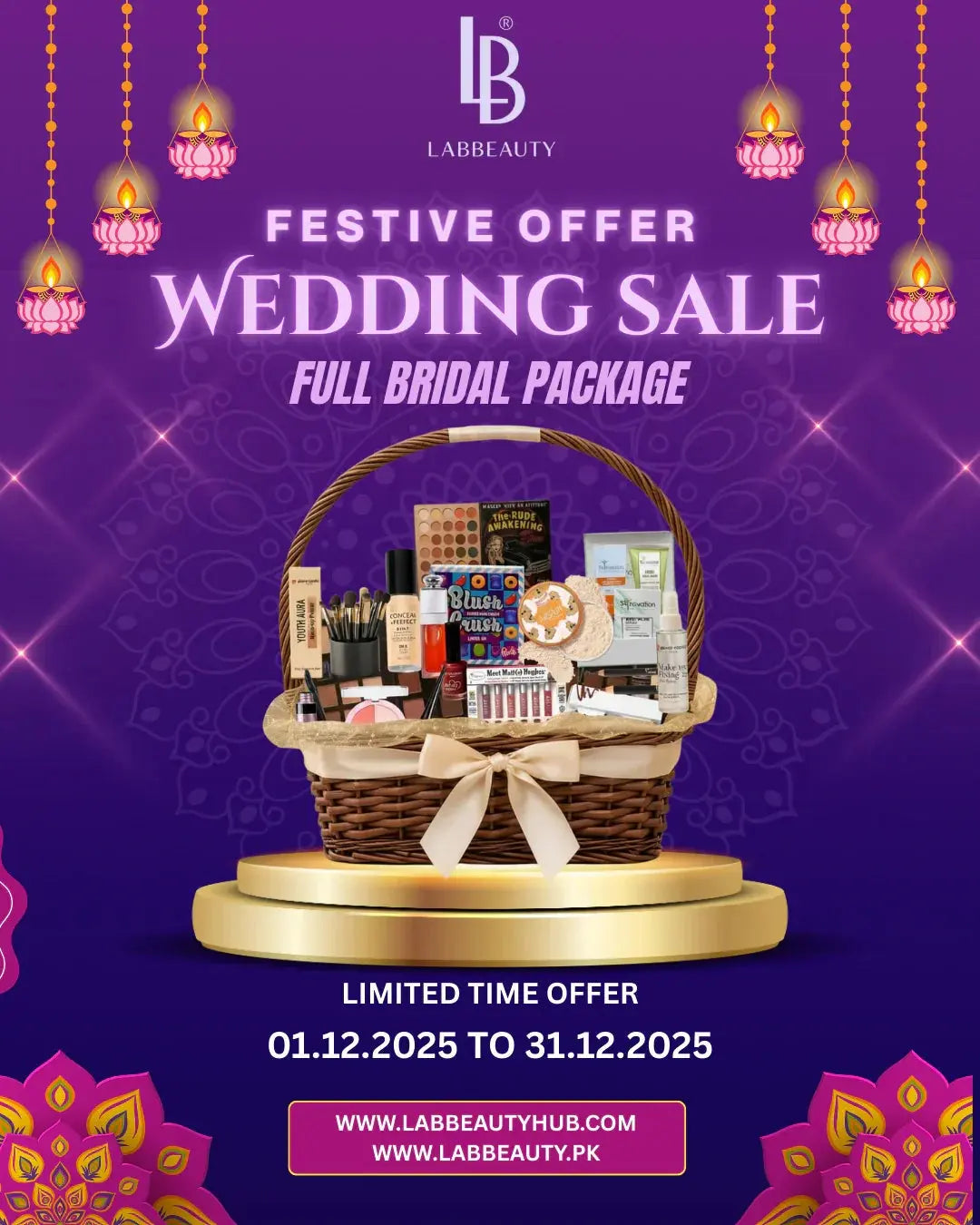Full Bridal Beauty Package – Limited Time Wedding Offer LAB BEAUTY