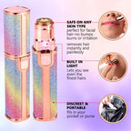 Facial Beauty - 2 In 1 Rechargeable Electric Eyebrow Trimmer + Body Facial Hair Removal