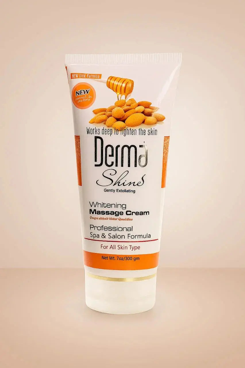Derma Shine Almond Massage Cream (200g) - LAB BEAUTY