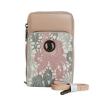 Forever Young Chevron Woven Crossbody Phone Bag & Wallet