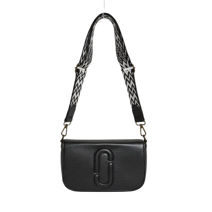 Originally from Fashion" Two-Tone Multi-Pocket Phone Crossbody