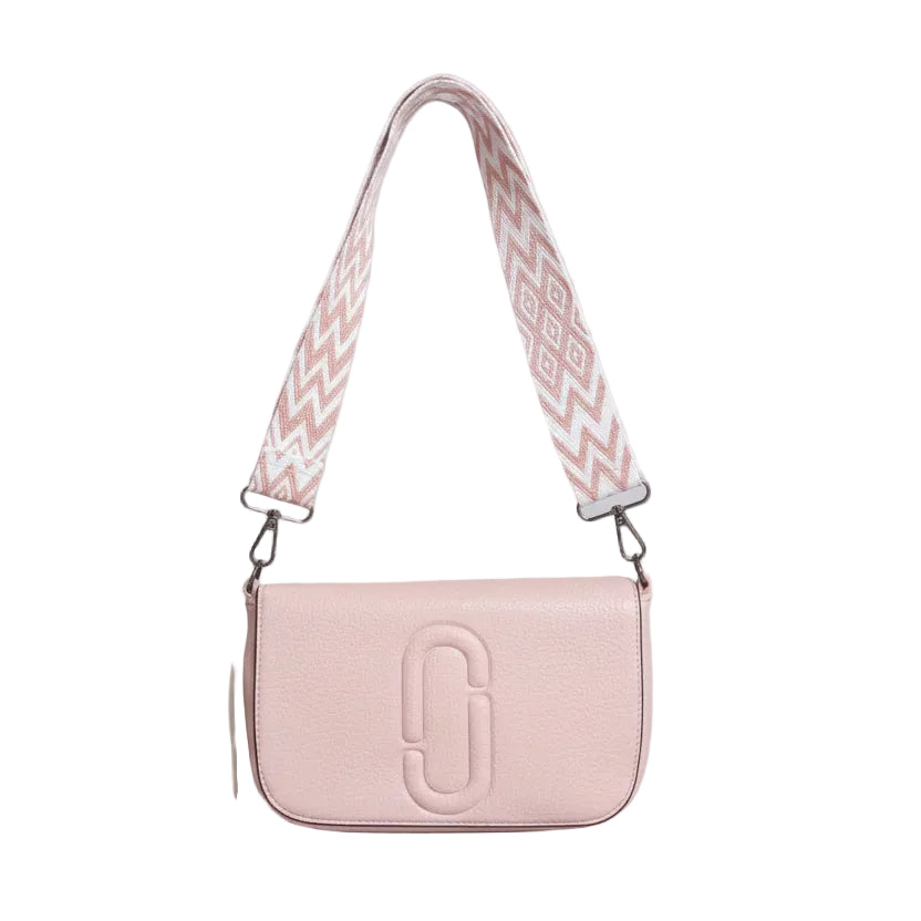 Originally from Fashion" Two-Tone Multi-Pocket Phone Crossbody