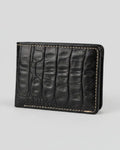 Leather Premium Men's Collection – Croc-Embossed and Distressed Handcrafted Bifold Wallets LAB BEAUTY