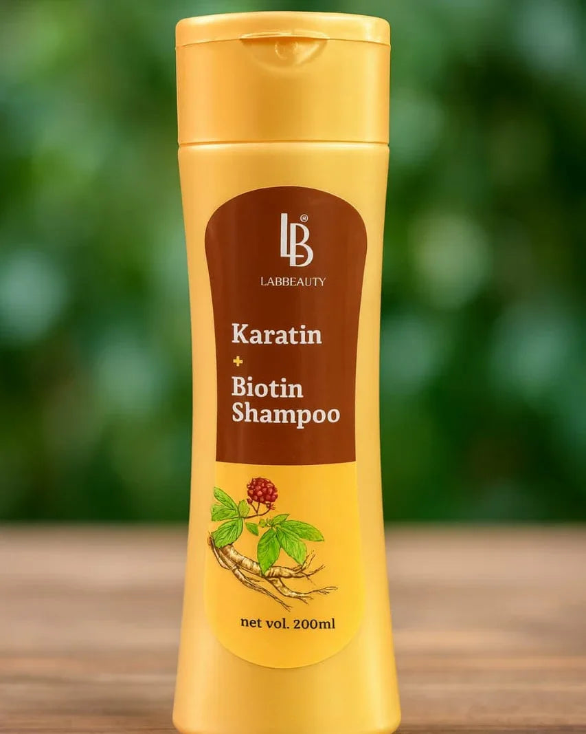 Repair, Strengthen & Shine with Lab Beauty Keratin + Biotin Shampoo 200ml
