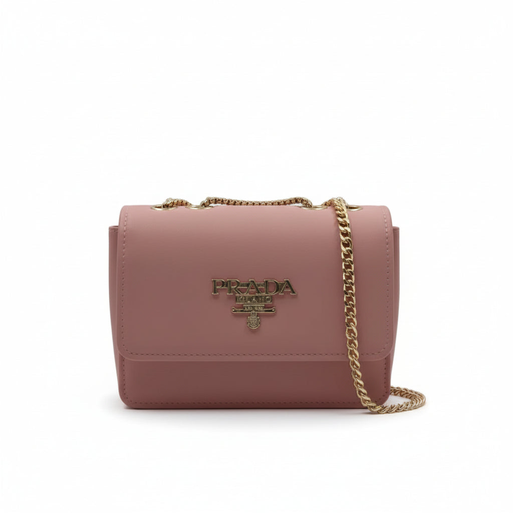 Elegant Quilted Flap Crossbody Bag – Luxury Inspired Gold-Tone Chain Shoulder Bag for Women (Beige/Nude)