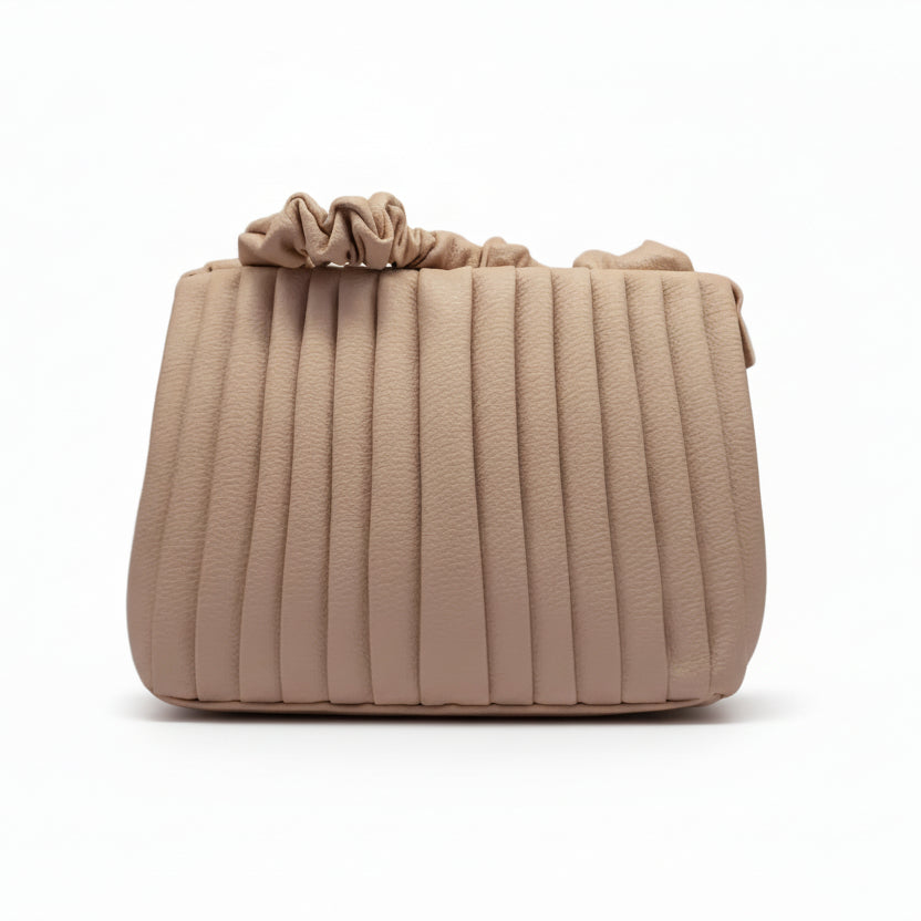 Vegan Leather Crossbody Bag – Chic Vertical Quilted Shoulder Bag