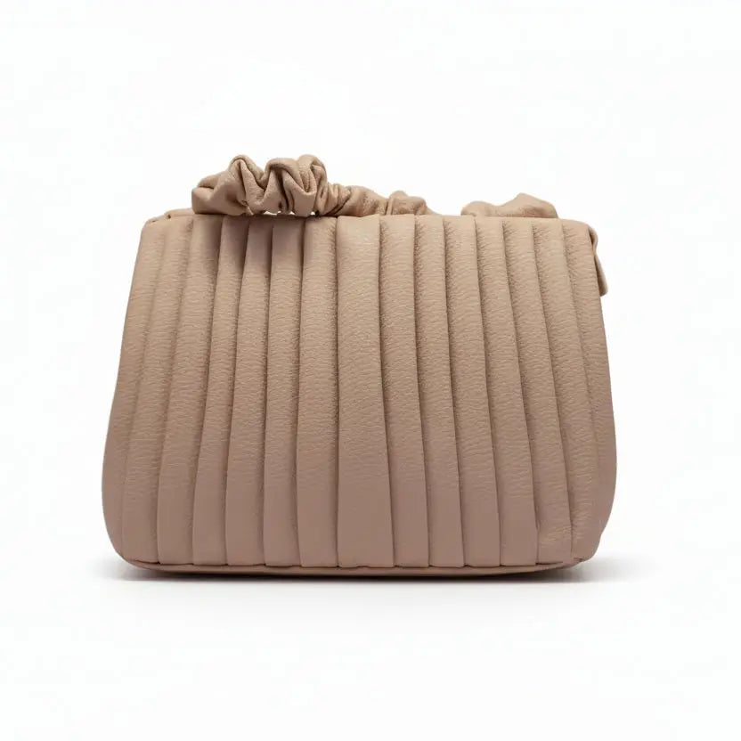 Vegan Leather Crossbody Bag – Chic Vertical Quilted Shoulder Bag LAB BEAUTY