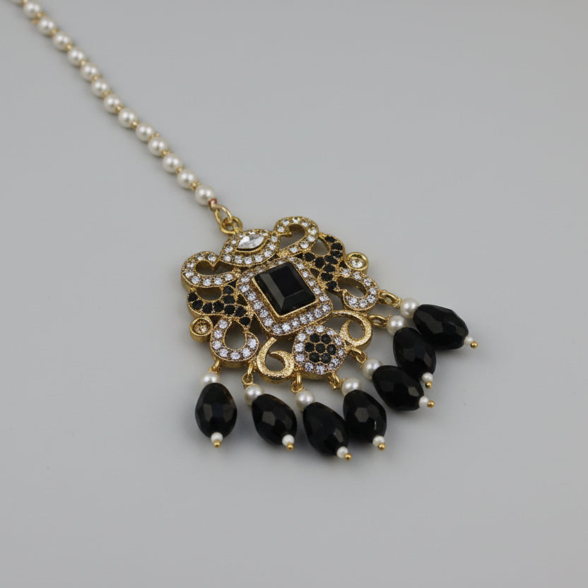 Black Kashees Style Jhumke Earrings – Traditional Party Wear