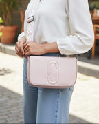 Originally from Fashion" Two-Tone Multi-Pocket Phone Crossbody