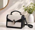 Elegant Black & White Crossbody Handbag for Women – Luxury Mini Shoulder Bag | Lab Beauty - LAB BEAUTY