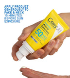 CeraVe Invisible Mineral Sunscreen SPF 50 Face – 100% Mineral Sunscreen for Sensitive Skin